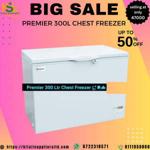 premier 300litre chest freezer