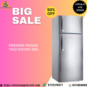Premier fridge two doors 180litre