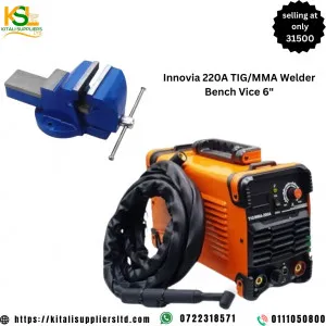 Innovia 200A Tig/MMA Welder, bench  vice 6"