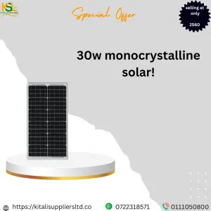 30w solar panel monocrystaline all weather