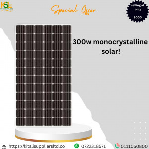 300w monocrystalline panel