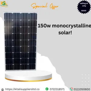 150w solar panel monocrystaline all weather