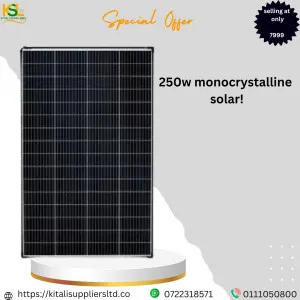 250w solar panel monocrystaline