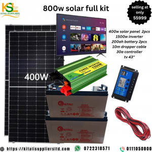 800w solar fullkit