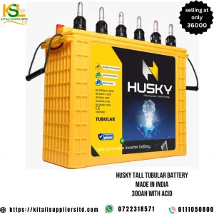 Husky Tall tibular 300ah  lead Acid