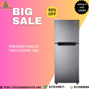 Premier fridge two doors 128litres