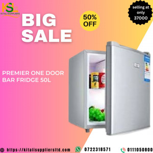 Premier one door bar fridge 50litre