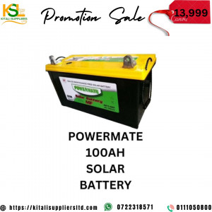 Powermate 100ah solar battery