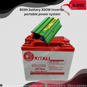 80ah battery ,300w inverter portable power system