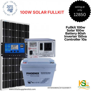 100w solar fullkit
