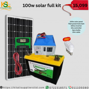 100w Solar Full Kit