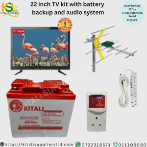 22" TV Kit With battery back up and Audio System