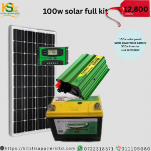 100w Solar Full Kit