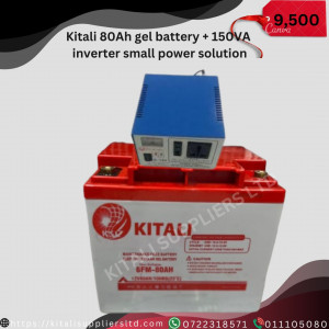 Kitali 80ah Gel Battery + 150va Inverter Small Power Solution