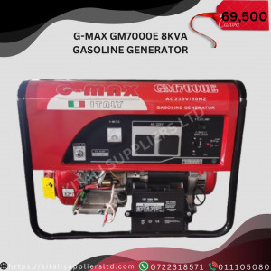 G-Max GM7000E 8KVA Gasoline Generator