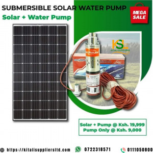 Submersible Solar Water Pump – Complete Solar Panel & Pump Set