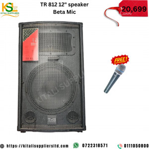TR 812 12" Speaker, & Beta Mic