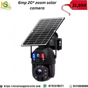 6MP 20x Zoom Solar Camera