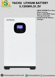 YACHU Lithium Battery 5.12kWh, 51.2V