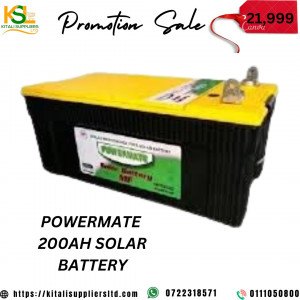 POWERMATE 200AH Solar Battery