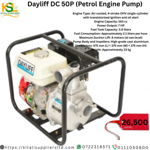 Dayliff DC 50P Petrol Engine Water Pump