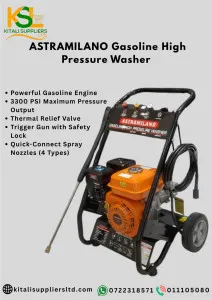 🚿 Astramilano 3300 PSI Gasoline High‑Pressure Washer