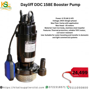 Dayliff DDC 158E Automatic Booster Pump – Intelligent Water Pressure Solution