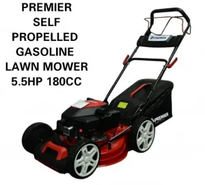 Premier Self-Propelled Gasoline Lawn Mower 5.5HP 180cc
