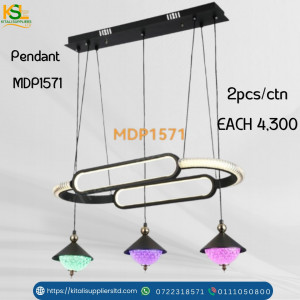 MDP1571 Modern Industrial Pendant Light – Adjustable Metal LED Hanging Fixture for Kitchens, Living Rooms, and Commercial Interiors