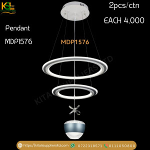 MDP1576 Sleek Contemporary Pendant Light – Adjustable LED Hanging Fixture for Modern Homes, Offices, and Hospitality Spaces