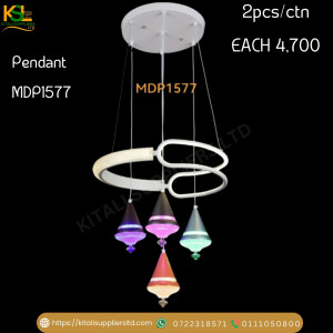 MDP1577 Modern LED Pendant Light – Adjustable, Energy-Efficient Lighting Fixture for Home and Commercial Spaces