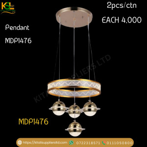 MDP1476 Classic Industrial Pendant Light – Adjustable Hanging Fixture with Metal Cage for Kitchens, Dining Rooms, and Commercial Spaces