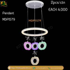 MDP1579 Contemporary Commercial Pendant Light – Energy-Efficient, Adjustable LED Lighting Fixture for Hospitality, Retail, and Modern Interiors