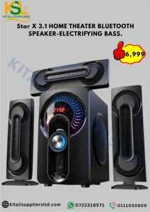 Star X 3.1 Home Theatre Bluetooth Speaker