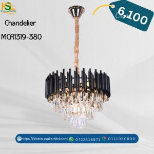 MCR1319-380 Modern Crystal Chandelier – Elegant Ceiling Light Fixture for Living Room, Dining, Hotel Lobby & Interior Décor