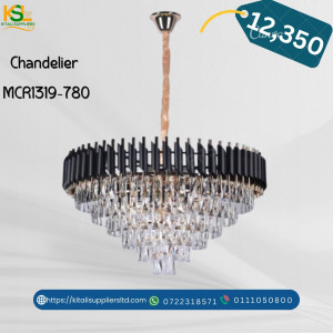 MCR1319-780 Grand Luxury Crystal Chandelier – 780mm Modern Ceiling Light Fixture with Multi-Tier K9 Crystals for Hotels, Staircases, Lobbies & Lavish Interiors