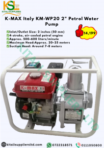 K-MAX Italy KM-WP20 2" Petrol Water Pump