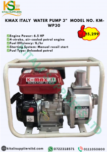 KMAX ITALY WATER PUMP 3" MODEL NO. KM-WP30