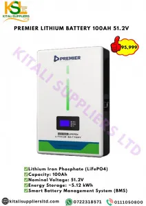100Ah 51.2V Lithium Battery – Compact & Efficient LiFePO₄ Power Storage