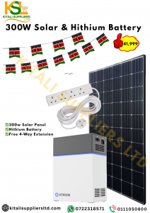 300W Solar & Hithium Battery Fullkit