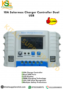 10A Solarmax Charger Controller Dual USB