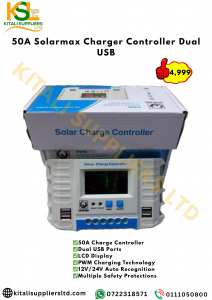 50A Solarmax Charger Controller Dual USB
