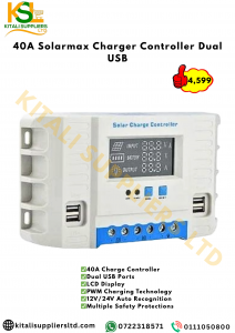40A Solarmax Charger Controller Dual USB