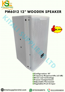 PM6012 12" WOODEN SPEAKER