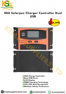 40A Solarpex Charger Controller Dual USB