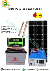 100W Panel & 80Ah Full-kit