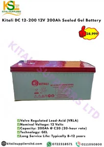 200Ah Kitali Battery | Reliable Power for Solar & Backup Systems