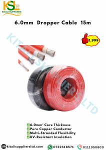 6.0mm  dropper cable  15m