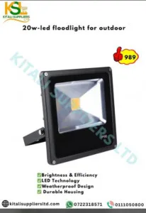 20W Solar LED Outdoor Light – Motion Sensor, Waterproof