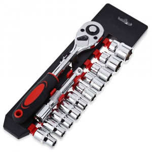 12Pcs Ratchet Socket Spanner Set